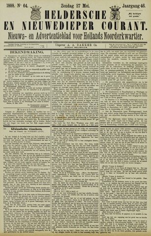 Heldersche en Nieuwedieper Courant 1888-05-27