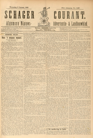 Schager Courant 1909