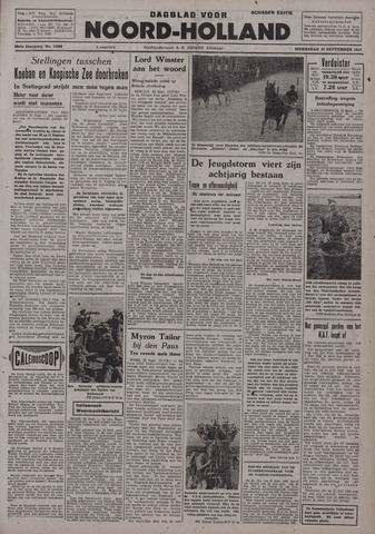 Dagblad Noord-Holland, Schager editie 1942-09-23