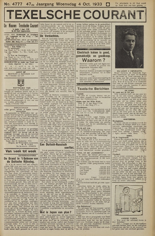 Texelsche Courant 1933-10-04