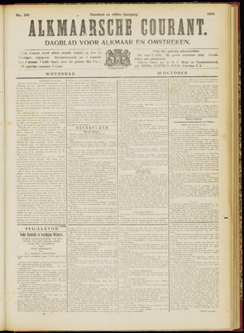 Alkmaarsche Courant 1909-10-20