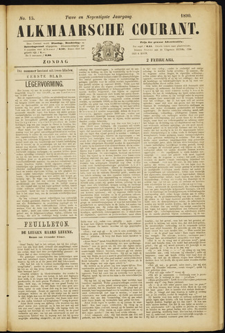 Alkmaarsche Courant 1890-02-02