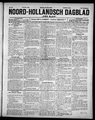 Noord-Hollandsch Dagblad : ons blad 1925-05-26