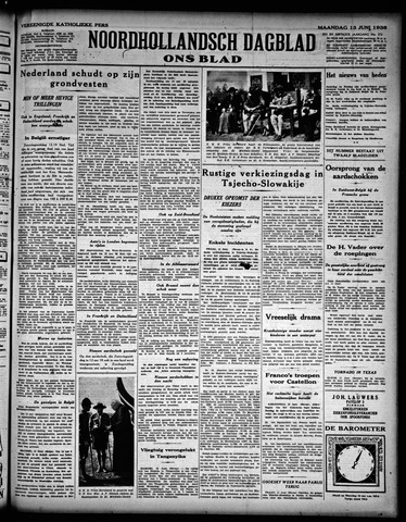 Noord-Hollandsch Dagblad : ons blad 1938-06-13
