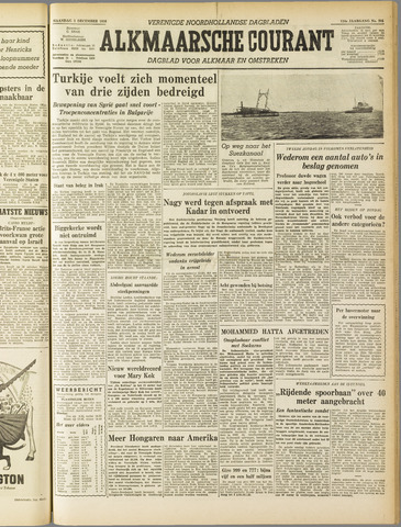 Alkmaarsche Courant 1956-12-03