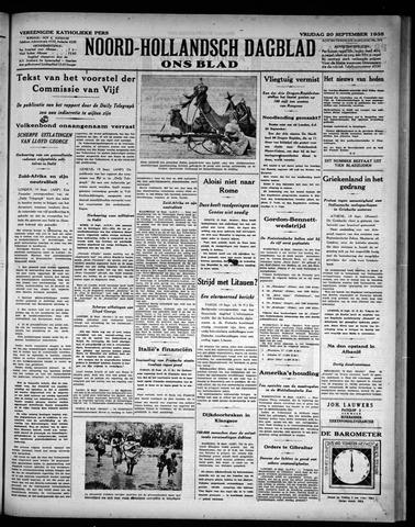 Noord-Hollandsch Dagblad : ons blad 1935-09-20