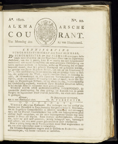 Alkmaarsche Courant 1810-05-14