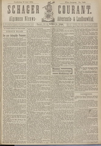 Schager Courant 1924-06-12