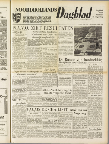 Noordhollands Dagblad : dagblad voor Alkmaar en omgeving 1955-05-10