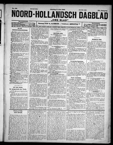 Noord-Hollandsch Dagblad : ons blad 1926-06-15