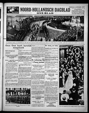 Noord-Hollandsch Dagblad : ons blad 1937-01-08