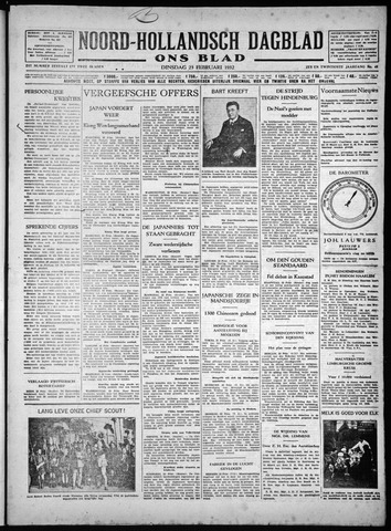 Noord-Hollandsch Dagblad : ons blad 1932-02-23