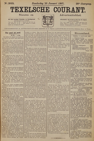 Texelsche Courant 1907-01-10
