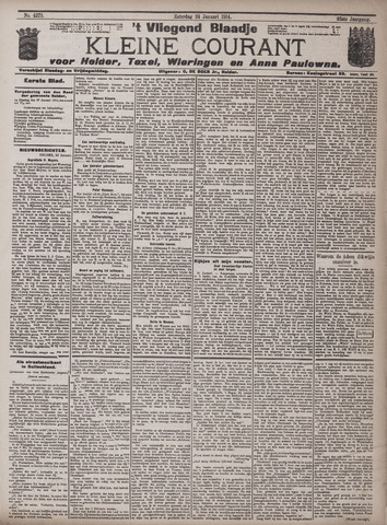 Vliegend blaadje : nieuws- en advertentiebode voor Den Helder 1914-01-24