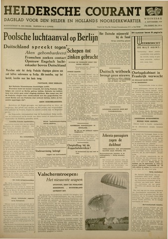 Heldersche Courant 1939-09-06