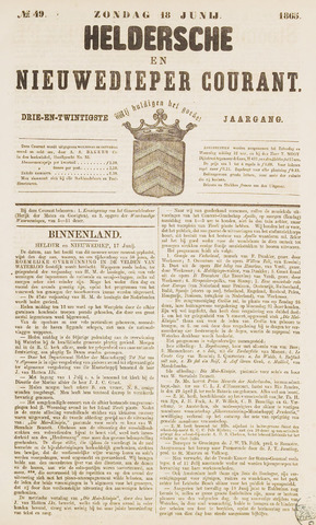 Heldersche en Nieuwedieper Courant 1865-06-18