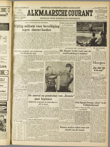 Alkmaarsche Courant 1956-09-25