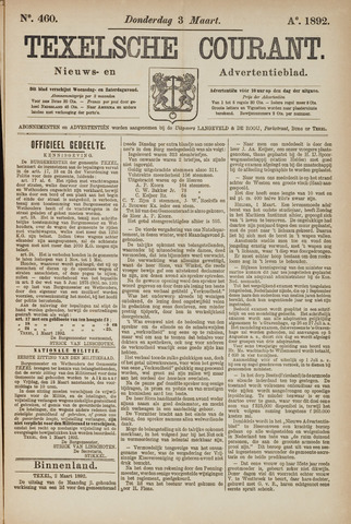 Texelsche Courant 1892-03-03