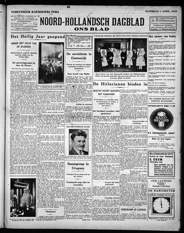 Noord-Hollandsch Dagblad : ons blad 1933-04-01
