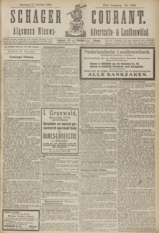 Schager Courant 1924-10-11