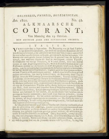 Alkmaarsche Courant 1801-10-19