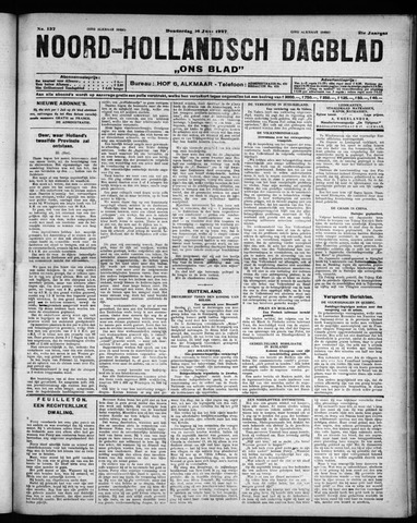 Noord-Hollandsch Dagblad : ons blad 1927-06-16