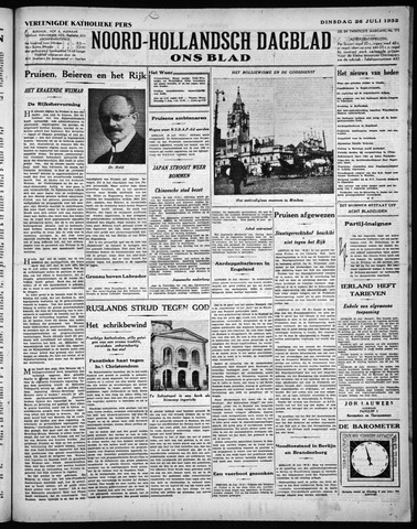 Noord-Hollandsch Dagblad : ons blad 1932-07-26