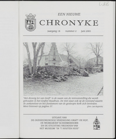 Een Nieuwe Chronyke van het Schermereiland - Graft-de Rijp en Schermer 2001-06-01