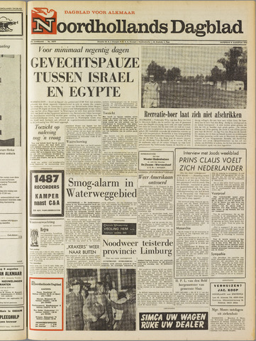 Noordhollands Dagblad : dagblad voor Alkmaar en omgeving 1970-08-08