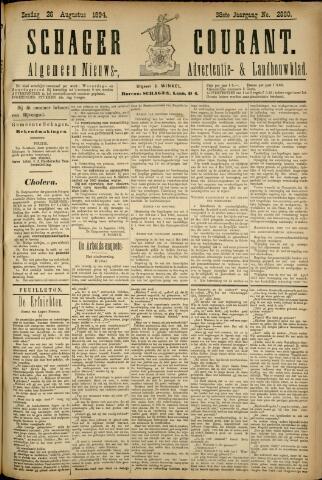 Schager Courant 1894-08-26