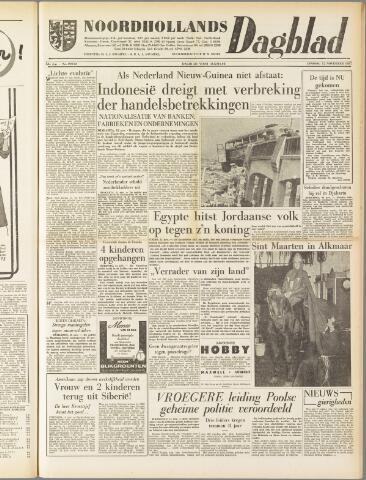 Noordhollands Dagblad : dagblad voor Alkmaar en omgeving 1957-11-12
