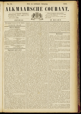 Alkmaarsche Courant 1881-03-20