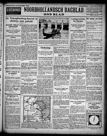 Noord-Hollandsch Dagblad : ons blad 1938-08-04