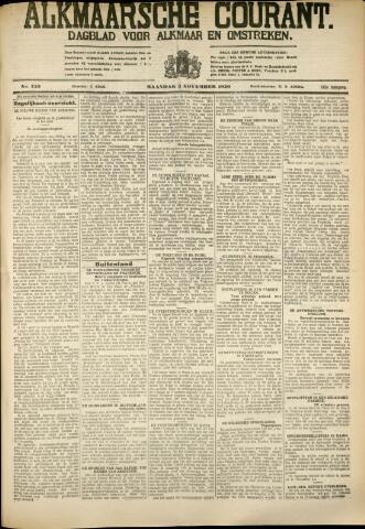 Alkmaarsche Courant 1930-11-03
