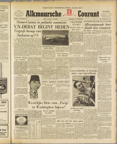 Alkmaarsche Courant 1957-11-19