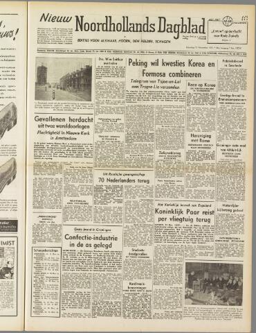 Nieuw Noordhollandsch Dagblad : voor Alkmaar en omgeving 1950-11-13