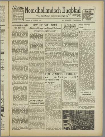 Nieuw Noordhollandsch Dagblad, editie Schagen 1946-02-26