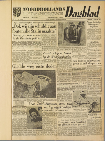 Noordhollands Dagblad : dagblad voor Alkmaar en omgeving 1957