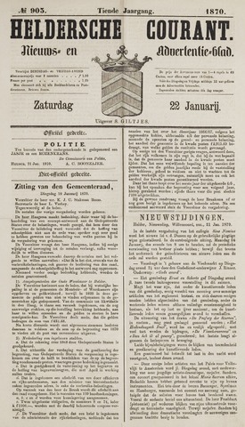 Heldersche Courant 1870-01-22