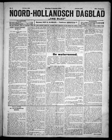Noord-Hollandsch Dagblad : ons blad 1926-01-05