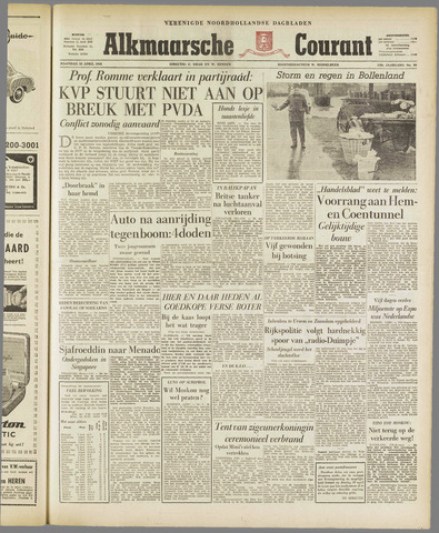 Alkmaarsche Courant 1958-04-28