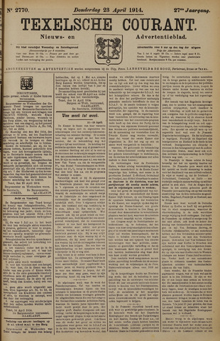 Texelsche Courant 1914-04-23