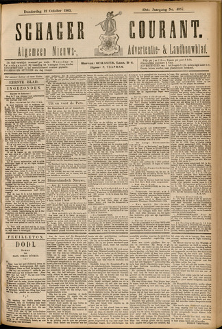 Schager Courant 1905-10-12