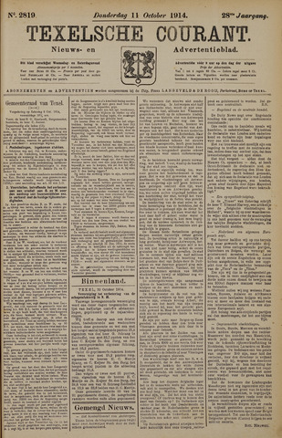 Texelsche Courant 1914-10-11