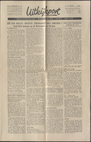 Uitkijkpost : nieuwsblad voor Heiloo e.o. 1950-10-27