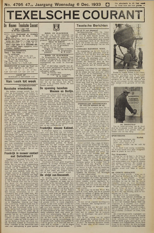 Texelsche Courant 1933-12-06