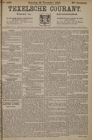 Texelsche Courant 1916-11-25