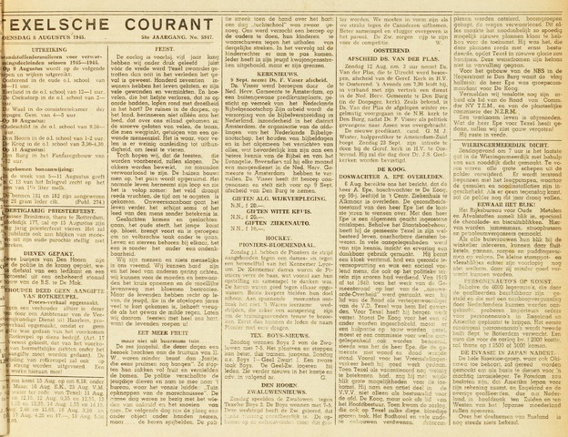 Texelsche Courant 1945-08-08