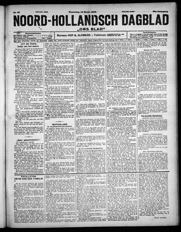 Noord-Hollandsch Dagblad : ons blad 1926-03-10