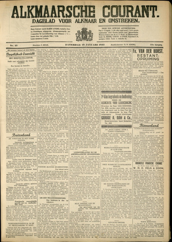 Alkmaarsche Courant 1932-01-16